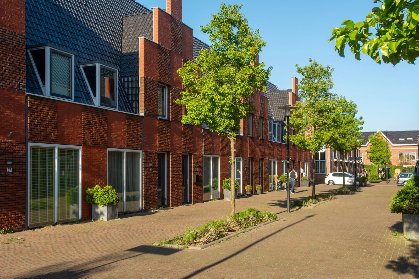 Residential street in New Braunfels